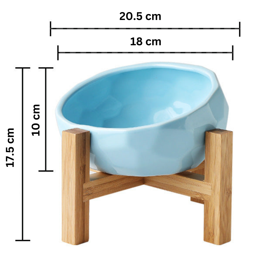 FutterThron – Ergonomisch erhöhte Futterschüssel für Katzen mit Stil