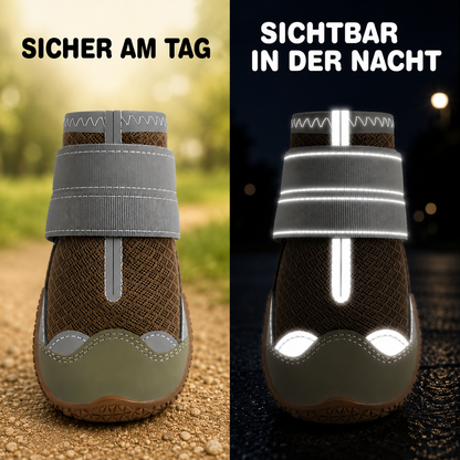 Hundeschuhe Wasserdicht & Rutschfest – Pfotenschutz mit Reflektoren