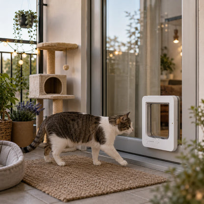 Katzenklappe mit Mikrochip | Zugangskontrolle für Katzen