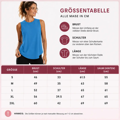 Damen Sport Tanktop UPF 80+ | Atmungsaktiv & Schnelltrocknend