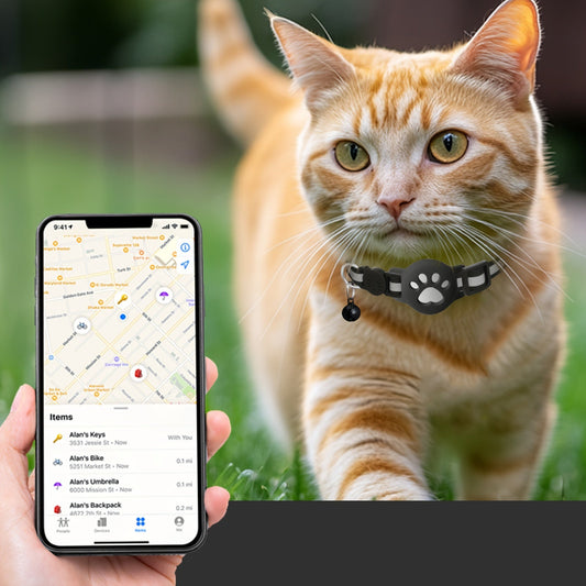SamtPfote – Das AirTag Halsband für Katzen mit Sicherheit & Stil