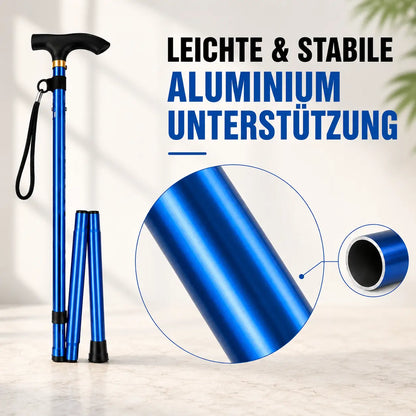 Faltbarer wanderstocke aus Aluminium – Höhenverstellbar & Rutschfest