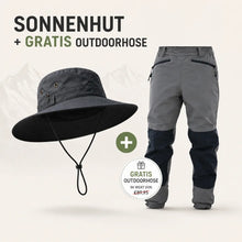 Sonnenhut mit breiter Krempe | Inklusive gratis Wathose