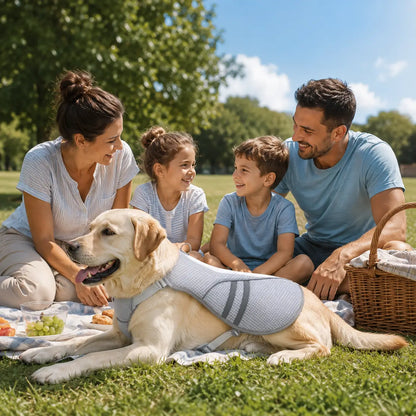 Hundekühlweste mit Verdunstungskühlung für warme Sommertage