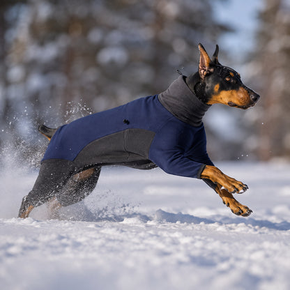 Fleece Hundepullover Winter | Warmer Rollkragen für kleine & große Hunde