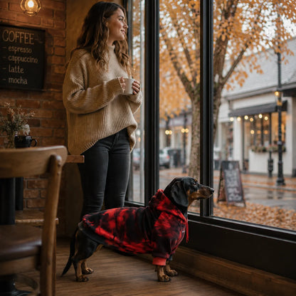 Hundepullover Winter | Warmer Stretch-Pullover mit Fleece