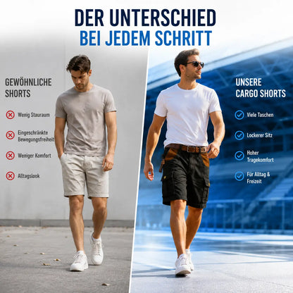 Arbeitsshorts Herren Cargo Shorts Baumwolle Sommer Freizeit & Outdoor