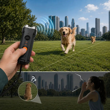 Dog Repellent Ultrasonic Device | Stops Barking Immediately