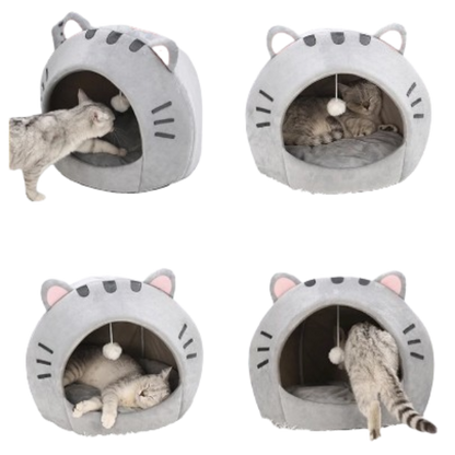 KuschelHöhle – Das gemütliche Katzenbett für ruhige Rückzugsorte