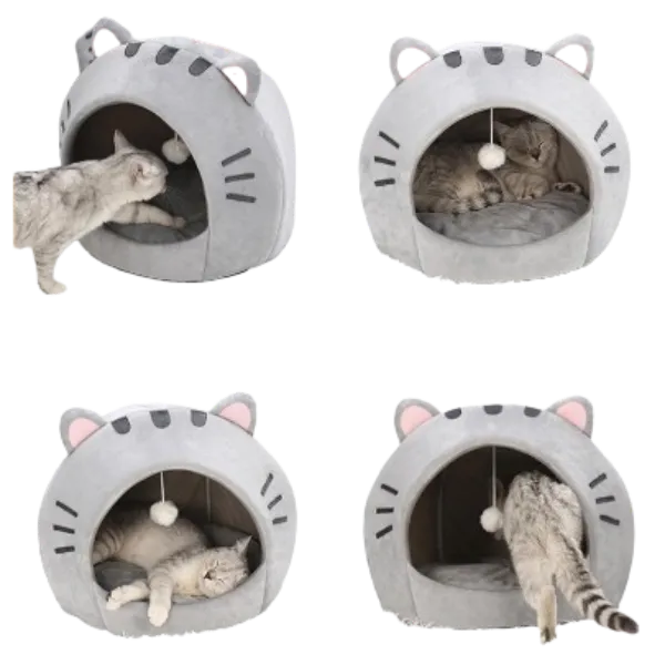 KuschelHöhle – Das gemütliche Katzenbett für ruhige Rückzugsorte
