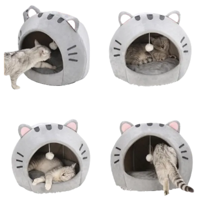 KuschelHöhle – Das gemütliche Katzenbett für ruhige Rückzugsorte