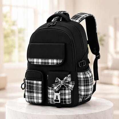 Mädchen Schulrucksack Wasserdicht | Leichter mit Fächern
