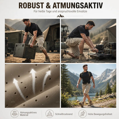 Herren Cargo Shorts | Wasserabweisend & Atmungsaktiv für Outdoor
