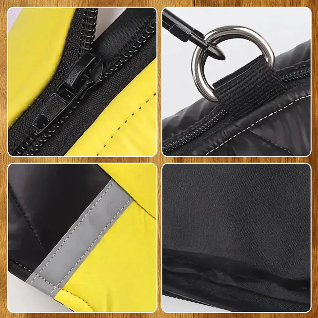 Winter Hundemantel mit D-Ring | Wasserdichte & Warme Hundejacke