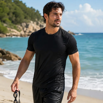 Herren Sportshirt – Atmungsaktiv, Schnell trocknend für Training