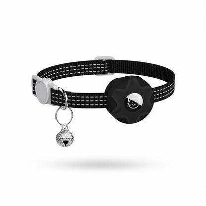 Katzenhalsband mit AirTag-Halter | Reflektierend & verstellbar
