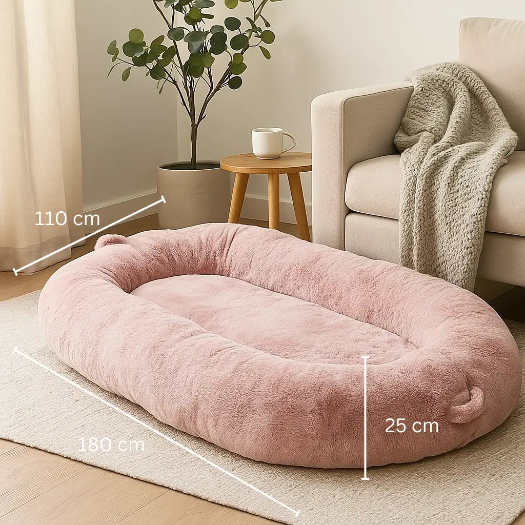 Winter Hundebett für Mensch & Hund | Kuschelig & Warm für kalte Tage