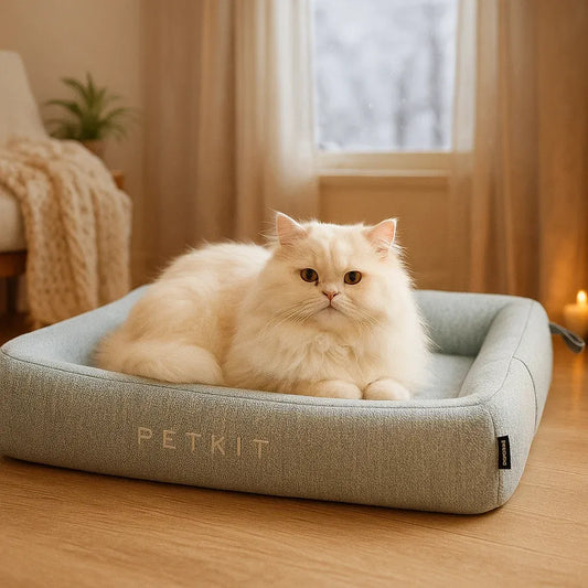Katzenbett mit Memory Foam | Waschbares & Formstabiles Komfortbett