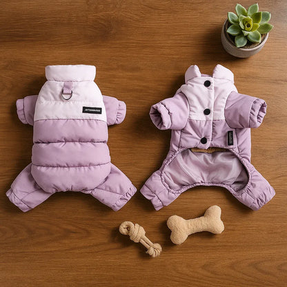 Hundemantel Winter Wasserdicht | Warmer Vierbein-Overall für Hunde
