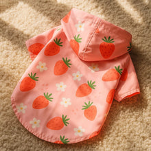 Dog Coat & Dog Jacket Strawberry | Waterproof & Sweet for Dogs