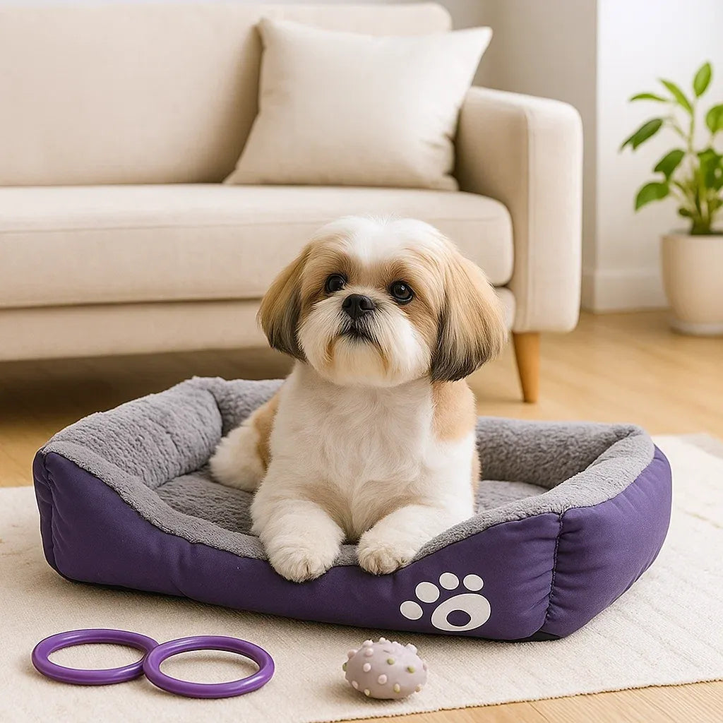 Hundebett | Weiches Beruhigungsbett für Ruhigen & Erholsamen Schlaf
