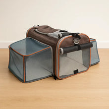 Dog carrier bag with wheels | foldable & ventilated travel bag