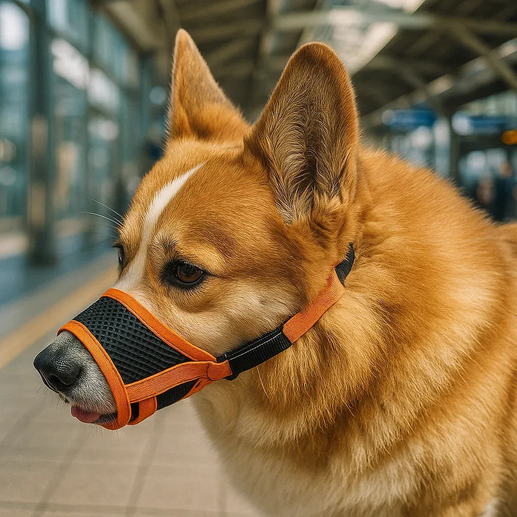 Hundemaulkorb Atmungsaktiv | Sicherer & Bequemer Maulkorb für Hunde