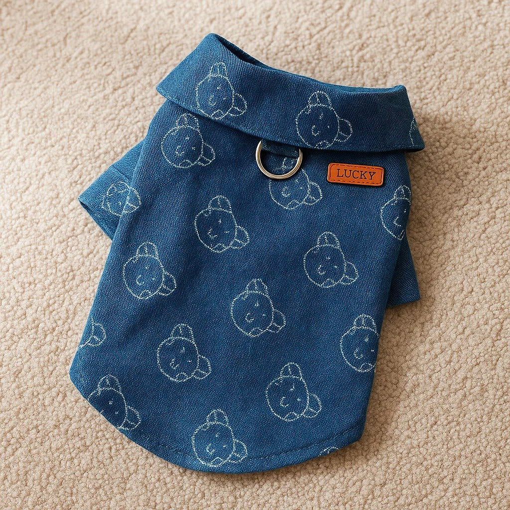 Hundemantel Jeans | Stylische & Bequeme Hundejeansjacke Alltag