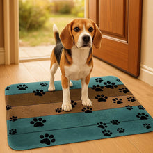 Dirt-catching mat for dogs with paws | Waterproof & Non-slip for home
