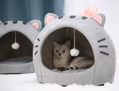 KuschelHöhle – Das gemütliche Katzenbett für ruhige Rückzugsorte