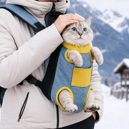 Katzenrucksack | Atmungsaktive Tragetasche für kleine Katzen