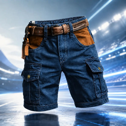 Arbeitsshorts Herren Cargo Shorts Baumwolle Sommer Freizeit & Outdoor