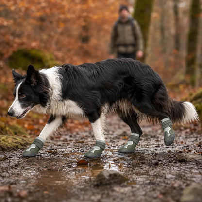 Wasserdichte Hundeschuhe mit rutschfester Sohle
