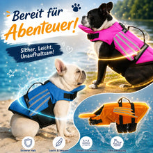 Schwimmweste Hund mit Kinnauflage |Sicherer Auftrieb & Verstellbar