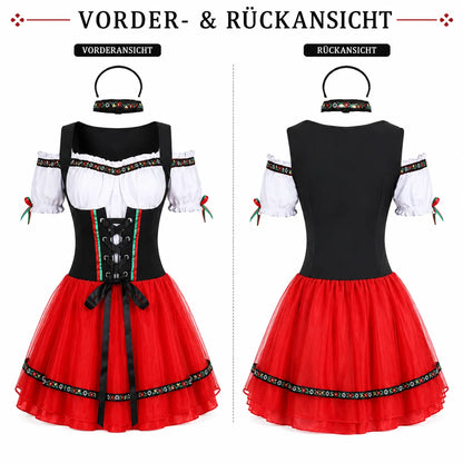 Oktoberfest Dirndl Damen | Traditionelles Trachtenkostüm