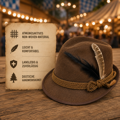 Bayerischer Oktoberfest Hut für Damen & Herren