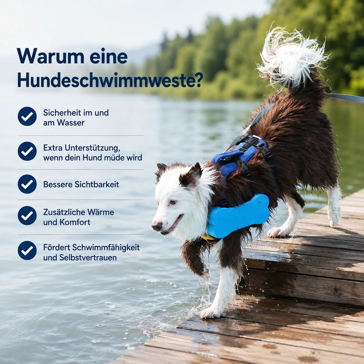 Hundeschwimmweste Vorteile 