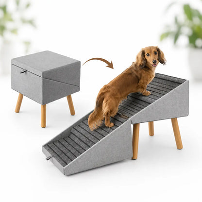 Hundetreppe Grau