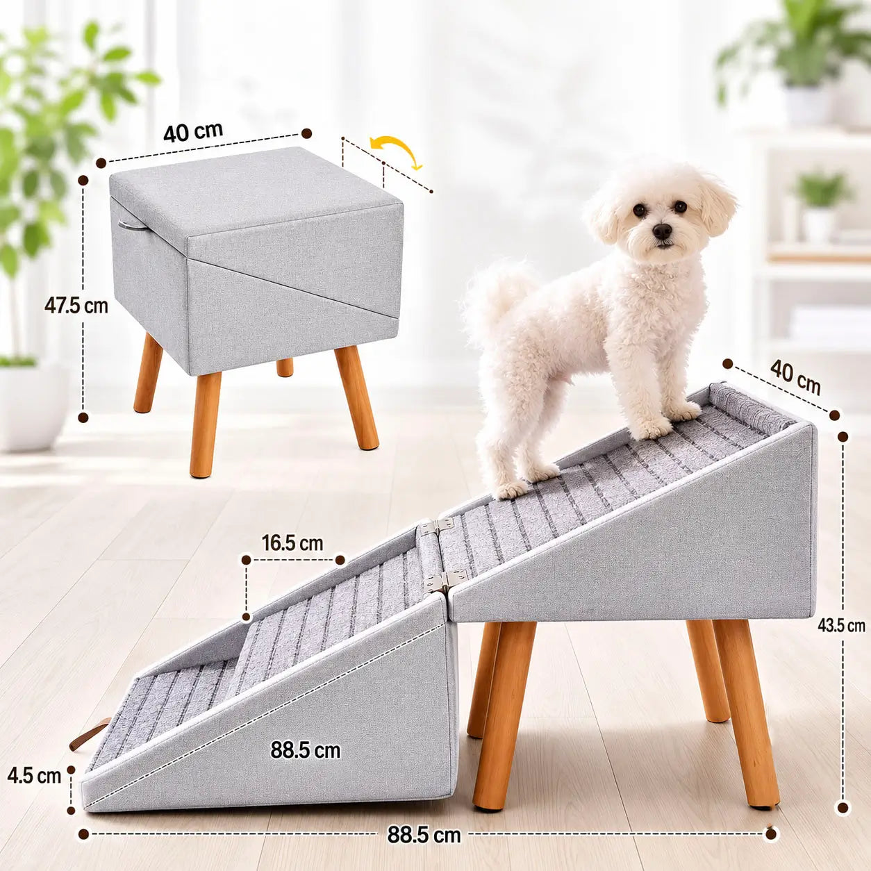 Hundetreppe Größenübersicht 