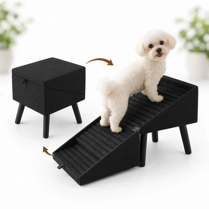 Hundetreppe Schwarz