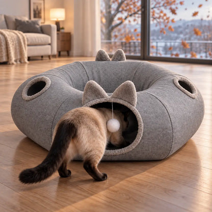 Katzentunnel mit Bett Lifestyle-Bild