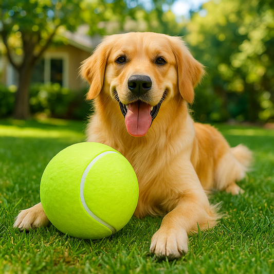 PowerPlayBall – Der extragroße, robuste Tennisball für aktive Hunde
