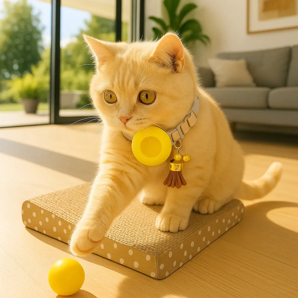 GPS Halsbandhülle für Katzen | Mit Glocke & Halterung für Tracker