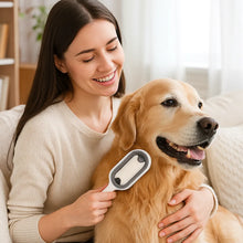 Pet hair brush for furniture, clothing & coat care – 2-in-1 silicone brush for dogs & cats