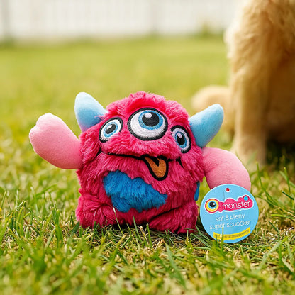 Plüsch Hundespielzeug mit Quietscher – weiches Monster für Spiel & Kuschelspaß