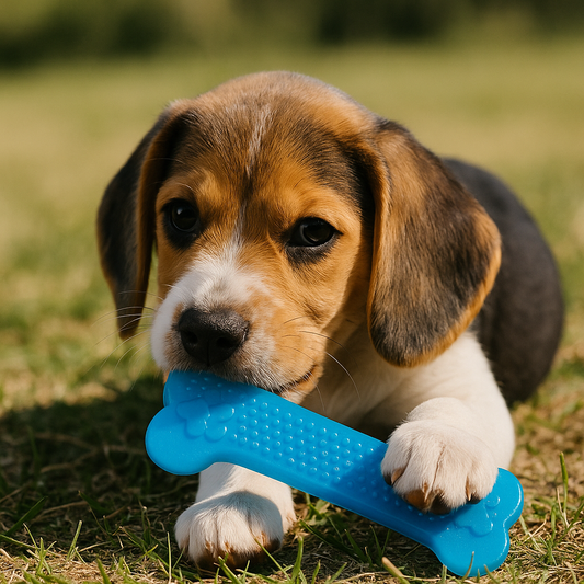 Extrem robuster Gummiknochen für Hunde – unzerstörbar & zahnfreundlich