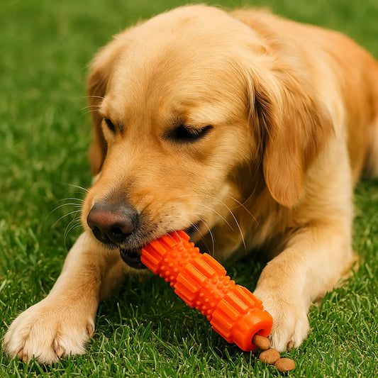 Snackbares Hundespielzeug aus Gummi | Befüllbar & kaustark