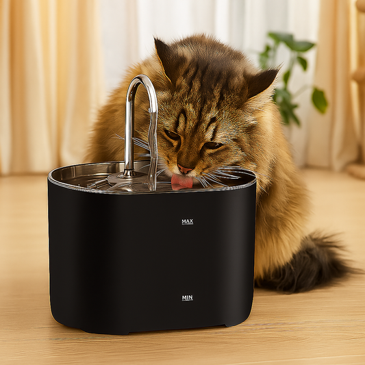Katzen Trinkbrunnen mit Filter & Pumpe – Leiser Automatischer Wasserbrunnen für Katzen