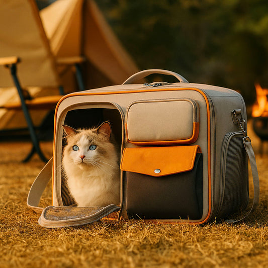 Faltbare Transporttasche für Katzen & kleine Hunde