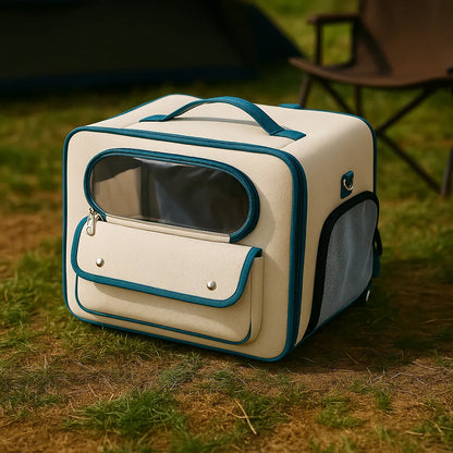 Faltbare Transporttasche für Katzen & kleine Hunde